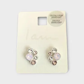 گوشواره میخی زنانه نگین دار آی ام مدل TE1062